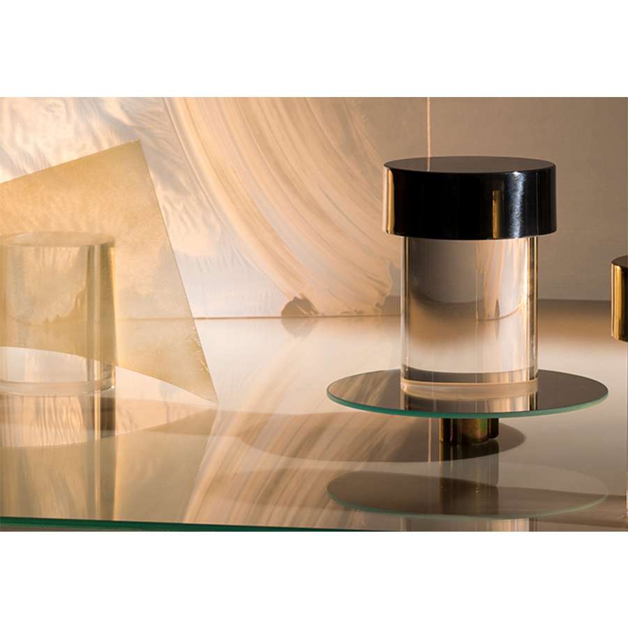 Last Order Clear Outdoor Table Lamp