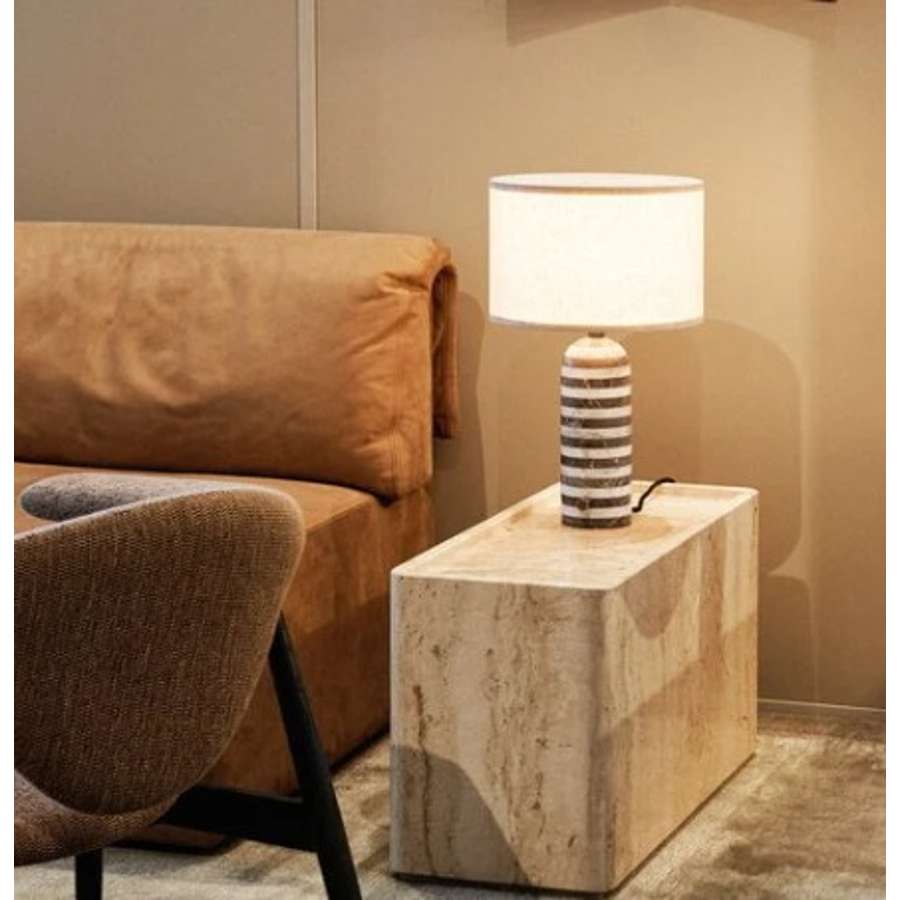 Gravity Upcycled Marble Edition Table Lamp Small