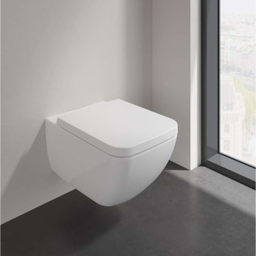 Venticello 4611R001 Wall-mounted Washdown Toilet, with 8M22S101 Seat & Cover