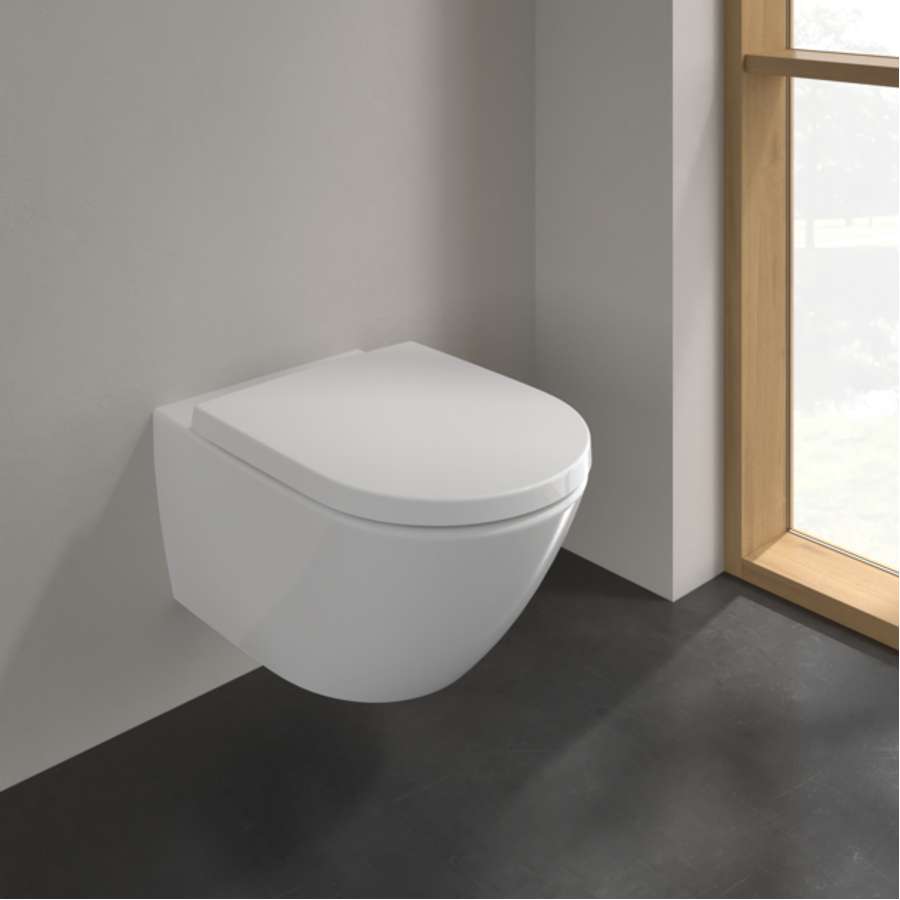 Subway 3.0 4670T001 Wall-mounted Washdown Toilet, with 8M42S101 Seat & Cover