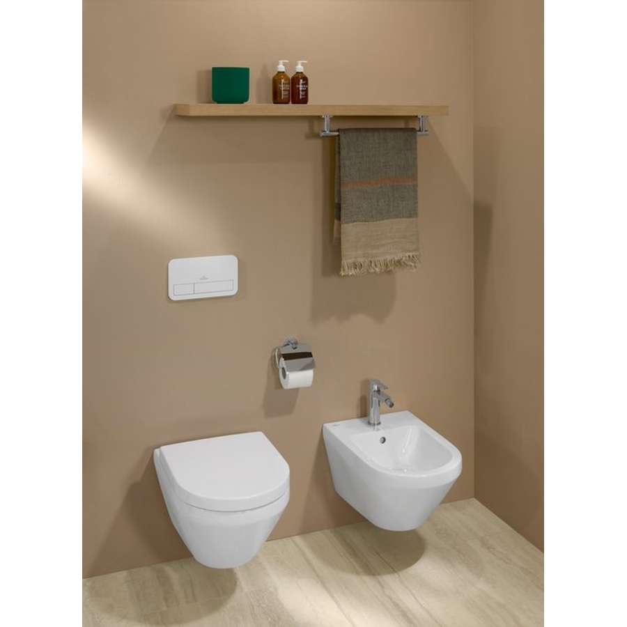 Architectura 4694C001 Wall-mounted Washdown Toilet, with 8M73S101 Seat & Cover