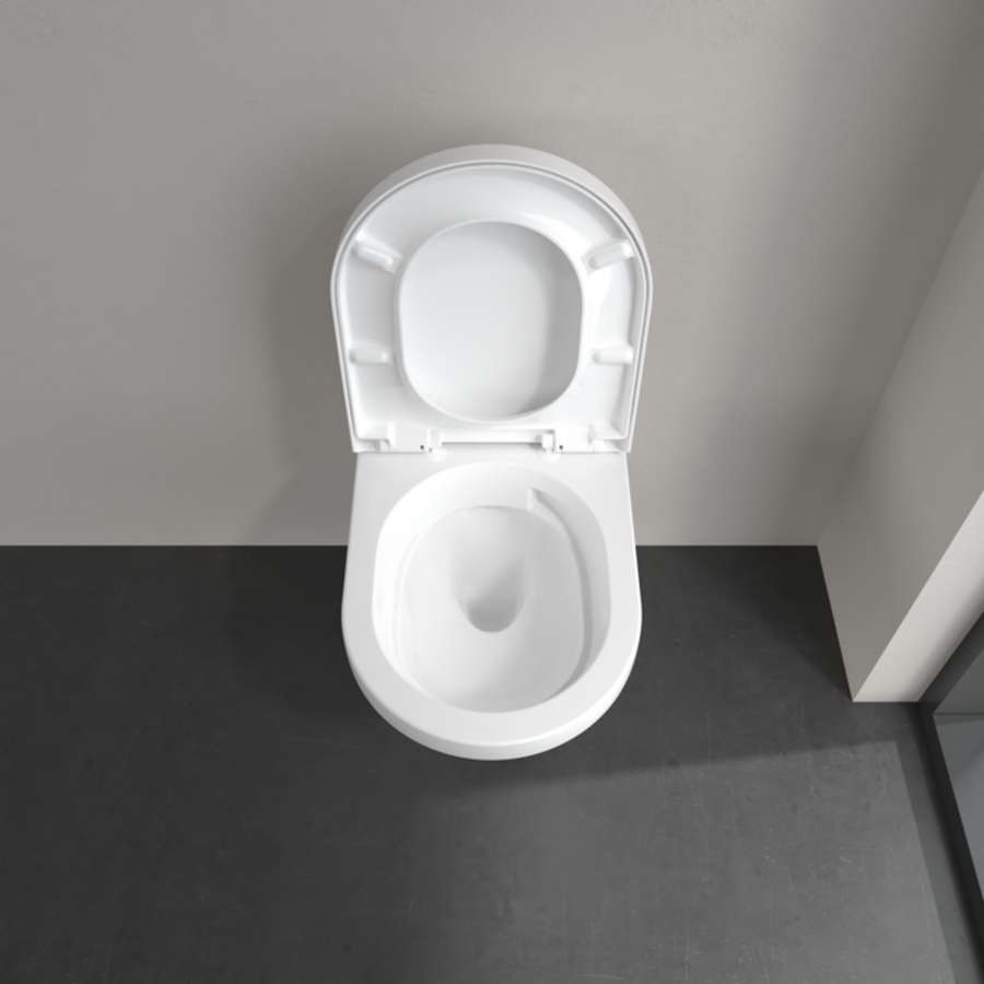 Architectura 4694C001 Wall-mounted Washdown Toilet, with 8M73S101 Seat & Cover