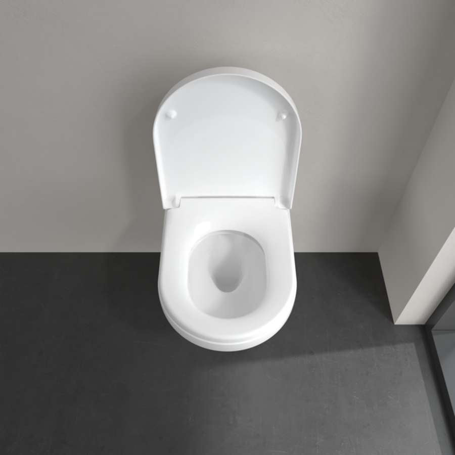 Architectura 4694C001 Wall-mounted Washdown Toilet, with 8M73S101 Seat & Cover