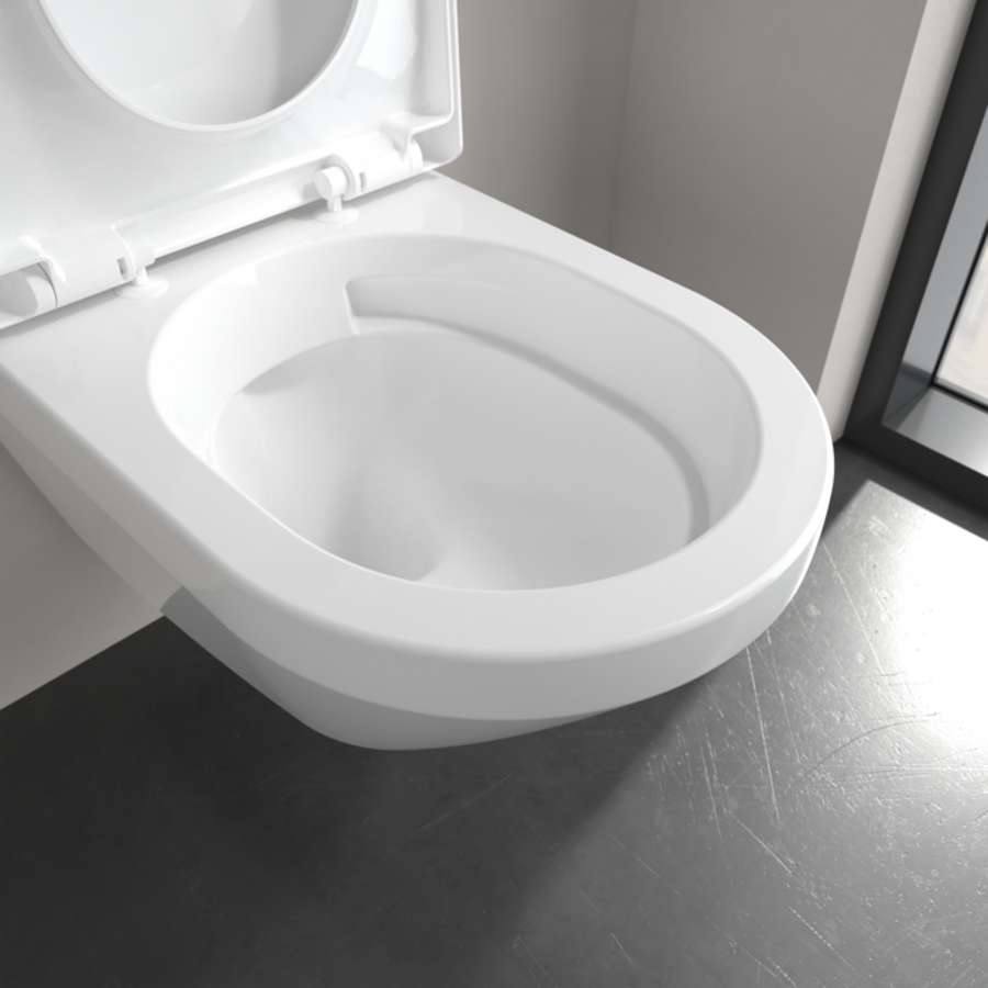 Architectura 4694C001 Wall-mounted Washdown Toilet, with 8M73S101 Seat & Cover