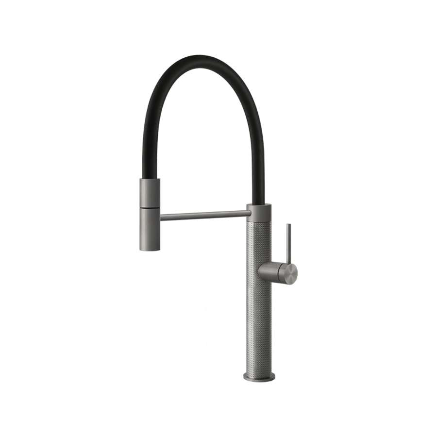Gessi316 60014.239 Single-Lever Kitchen Mixer with Pull-Out Shower