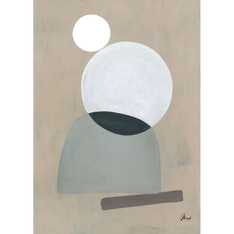 Paper Collective 50 274 La Femme 01 by Mae Studio with white aluminium frame Acoustic Framed Art Panel