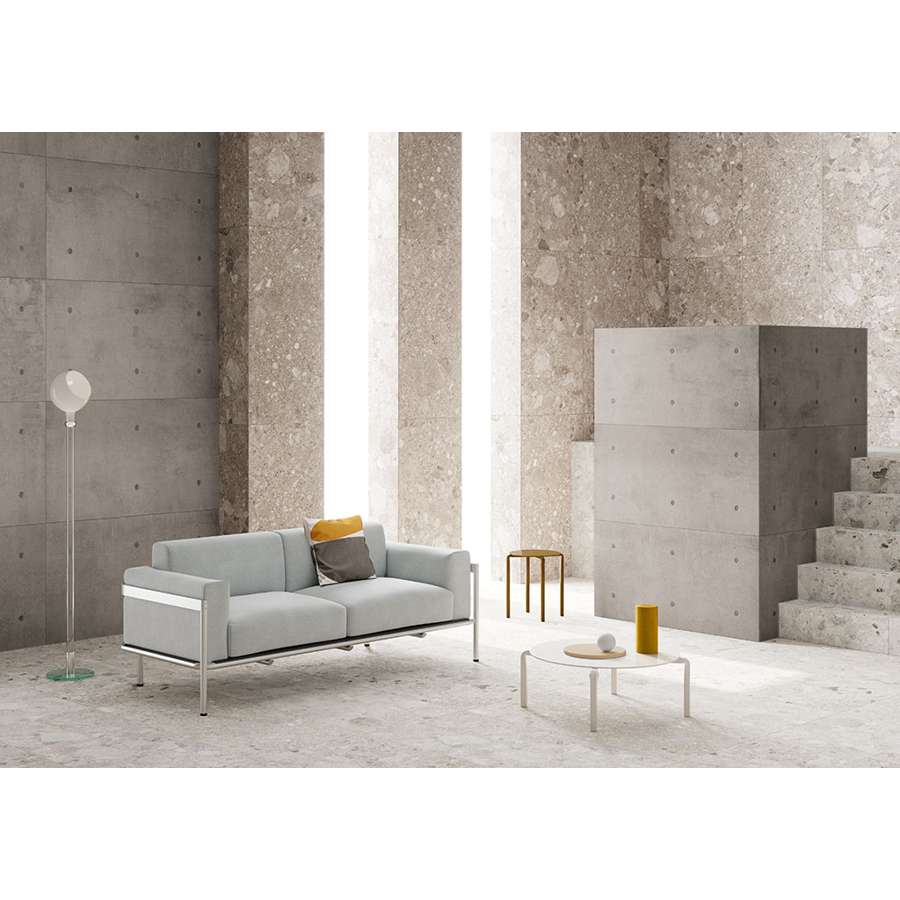 Frammenta Grigio Chiaro Natural Porcelain Tile 600 x 600 mm
