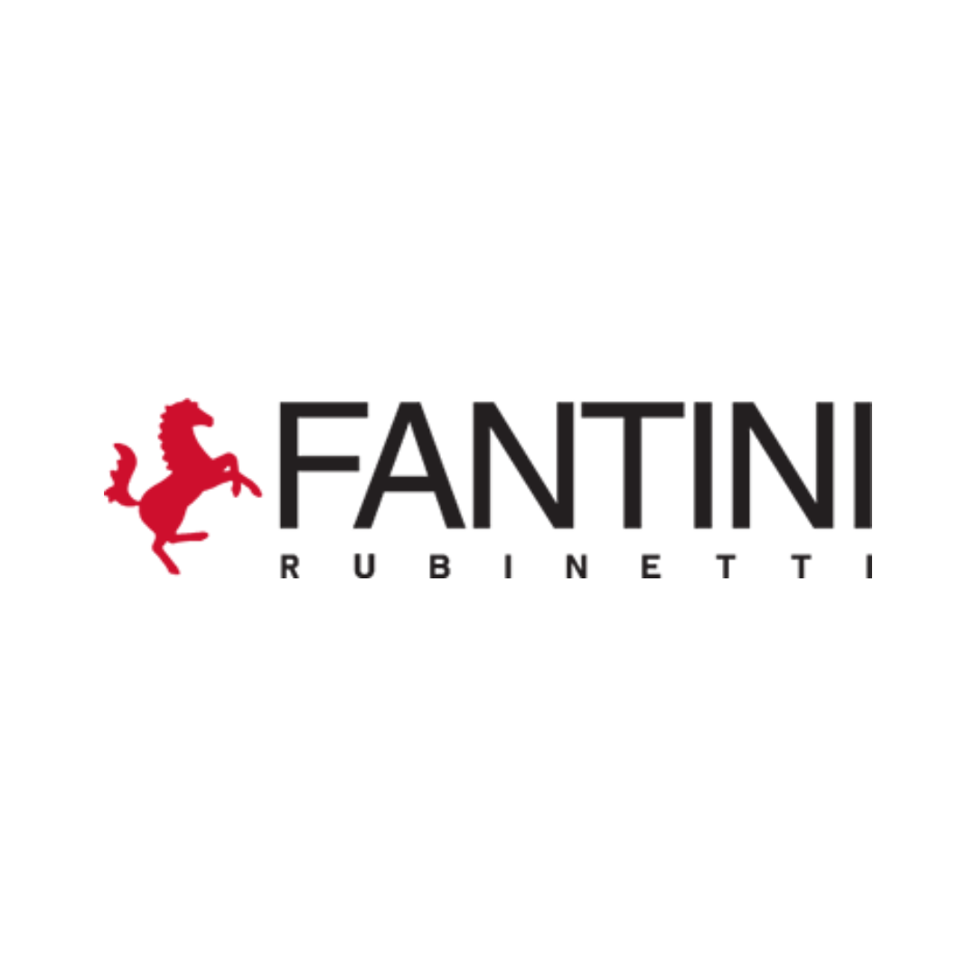 Fantini Rubinetti logo with a red horse silhouette on a white background
