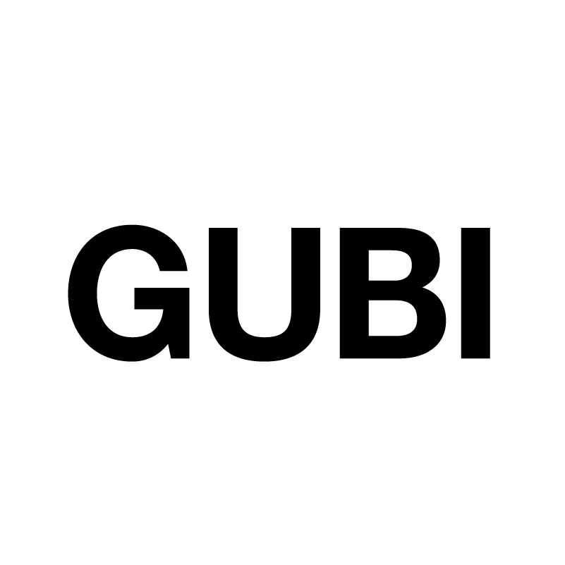 GUBI logo in black on a white background