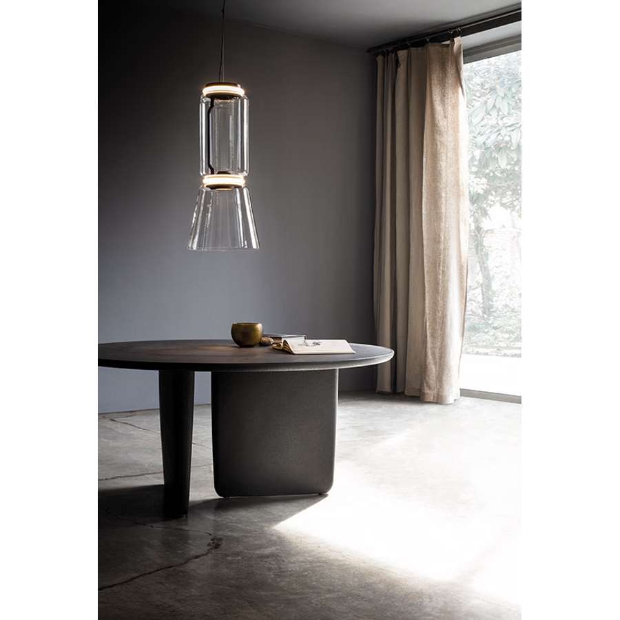 Noctambule F0268000 Suspension 1 Low Cylinder and Cone Suspension Lamp