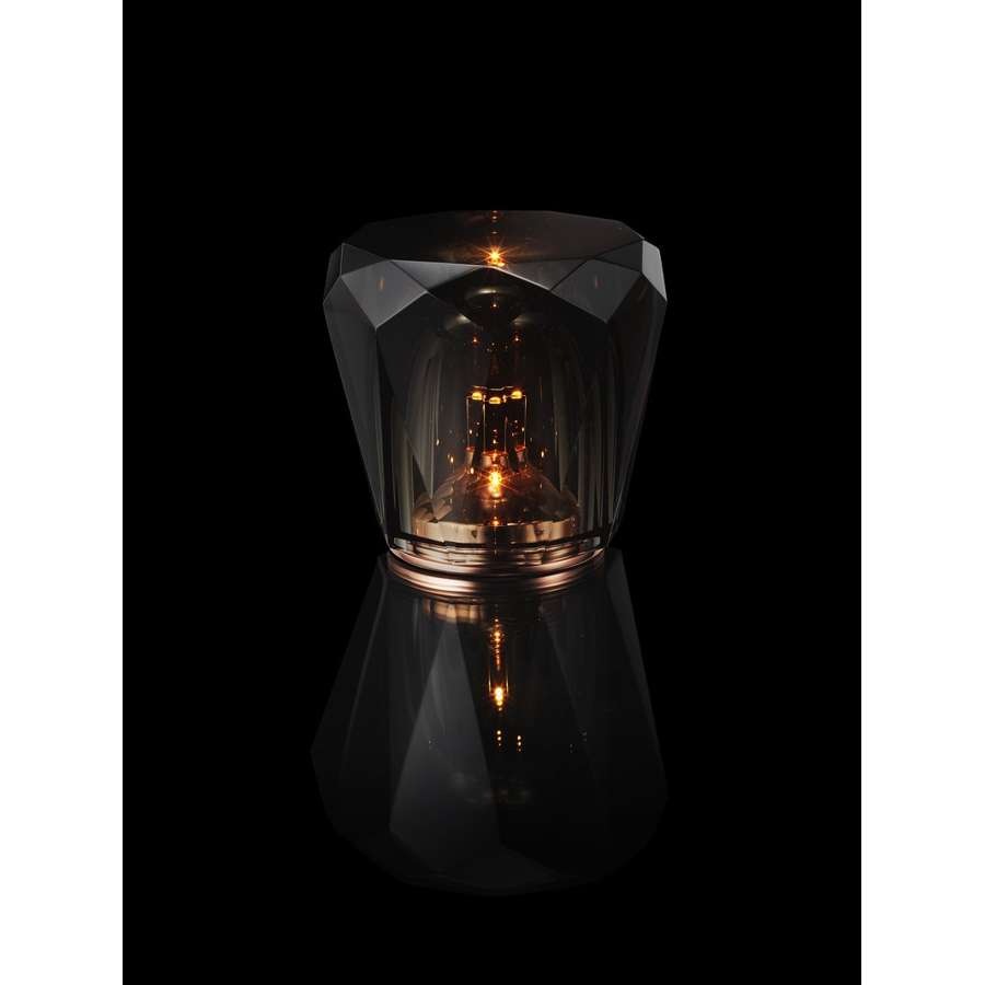 Xtal Acrux Dark Gray Cordless LED Table Lamp
